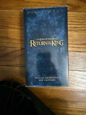 The Lord of the Rings: The Return of the King Special Extended VHS Edition (Wide